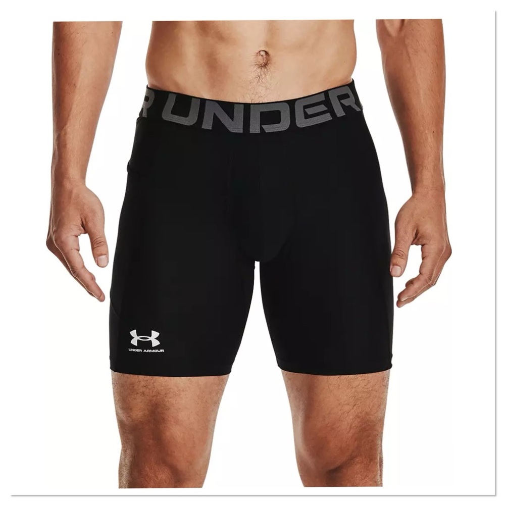 Under Armour Men’s Heatgear Compression 6” Shorts Black